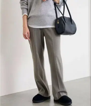 프레임워크 속기모 플레어 팬츠 그레이 B