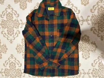 와이드 캐주얼 빈티지 3.0 체크 무늬 자켓 M 사이즈