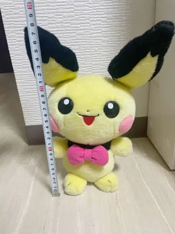 초기 피츄 봉제 인형 TOMY