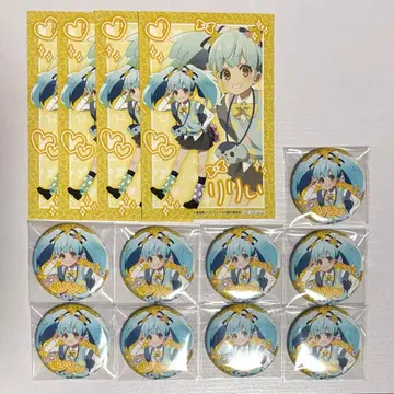 좀비랜드 사가 헤이세이 갸루 캔뱃지 특전 엽서 호시카와 릴리