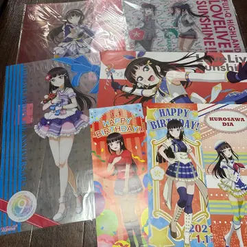 쿠로사와 다이아 포스터류 세트 묶음 판매