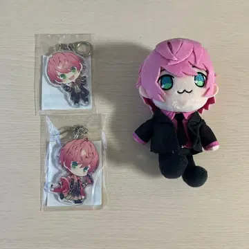 테루토 군 봉제 인형 아크릴 키링 세트