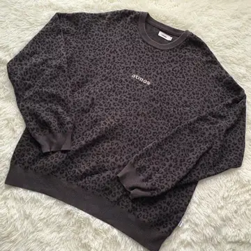 [ 레어 ] atmos 레오파드 스웨터 XXL 사이즈
