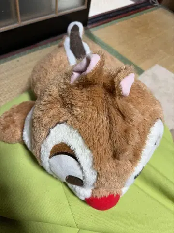 디즈니 칩 봉제 인형 누워있는 타입