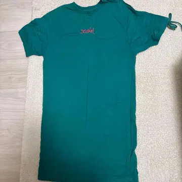 x-girl 그린 반팔 원피스 S