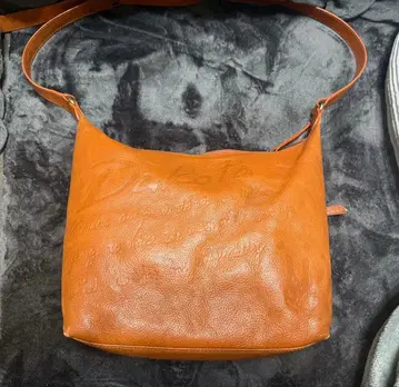 다코타 DAKOTA 오렌지 숄더백 가죽 느낌