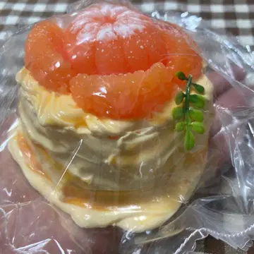 kikisquishy XL 사이즈 흐릿한 귤 케이크 스퀴즈