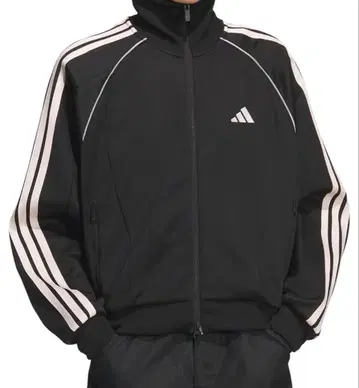 adidas 블랙 저지 스트라이프 여성용 남성용
