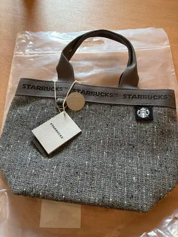 스타벅스 STARBUCKS 해외 대만 홀리데이 사일런트 토트백 그레이