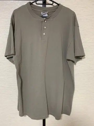 빈티지 헨리넥 티셔츠