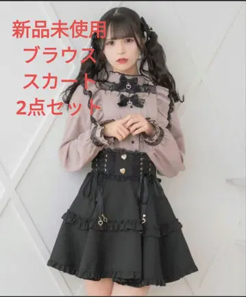 새상품 2세트 로지타 ROJITA 블라우스 스커트