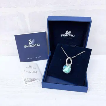 SWAROVSKI 스와로브스키 목걸이 크리스탈 블루 스톤
