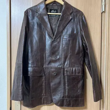 SUIT SELECT 21 브라운 가죽 자켓