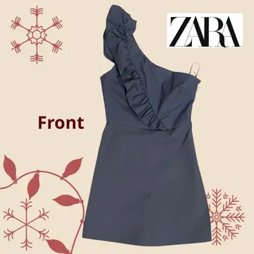 [새상품급] ZARA 원숄더 숏팬츠 콤비네이손 블랙 S
