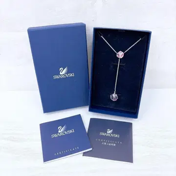 SWAROVSKI 스와로브스키 목걸이 크리스탈 핑크 보석