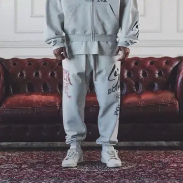 Lyft x POWERHOUSE GYM 콜라보 팬츠 화이트