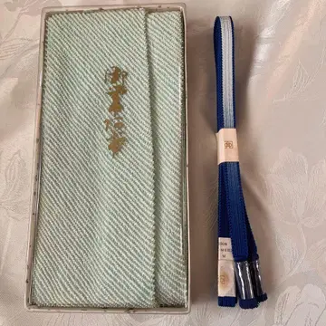 오비 장식 천 허리띠 세트 실크 100% 미사용 새상품