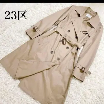 트렌치코트 23구 여성용 사이즈 M 크림색
