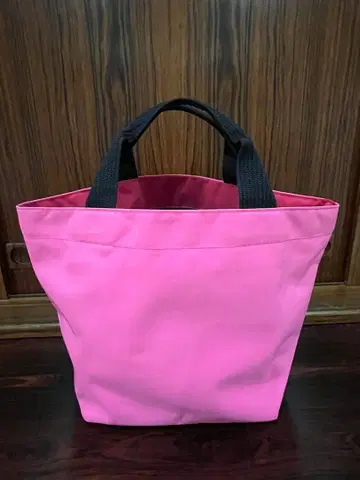 에르베샤 펠리에 토트 M 핑크 x 레드