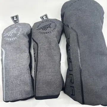 드라이버, 유틸리티용 골프헤드커버 3개 세트 그레이