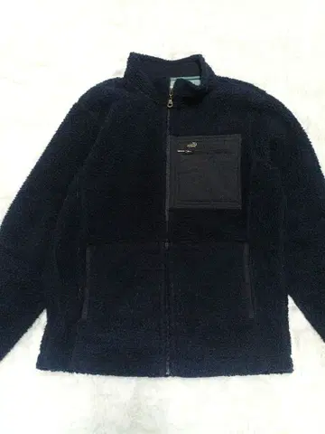 크로커다일 플리스 자켓 보아 네이비 M