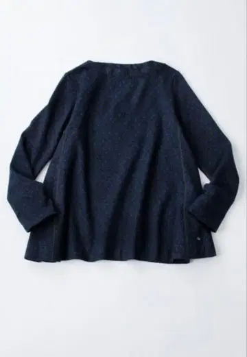 45R 저지 플란넬 튜닉 네이비