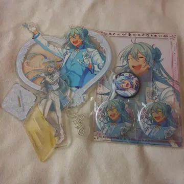 히비키 와타루 서약 아크릴 스탠드 캔뱃지 캔뱃 감사제