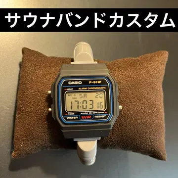 사우나 밴딩 커스텀 저렴한 카시오 CASIO 디지털 손목시계 블랙
