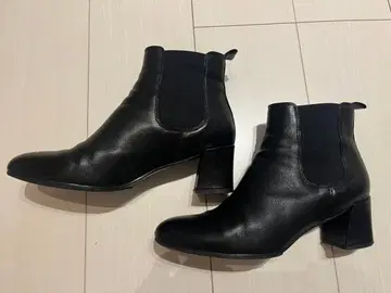 (당일 발송) FABIO RUSCONI 라운드토 사이드 고어 가죽 부츠