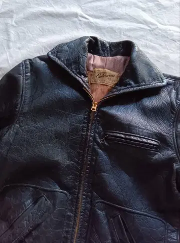 50s 60s 빈티지 헤라클레스 이탈리안 컬러 가죽 자켓