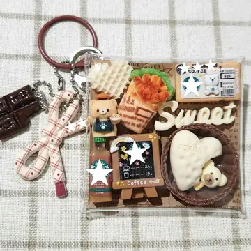 가챠 파우치 곰 카페