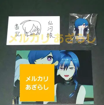 녹선 서기 칠차원 학생회 전야제 특전 아크릴 블록 엽서 종이 연극