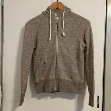 SHIPS 후드 부착 집업 후드티 그레이