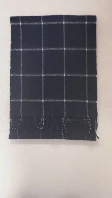 UNITED ARROWS 네이비 체크 머플러