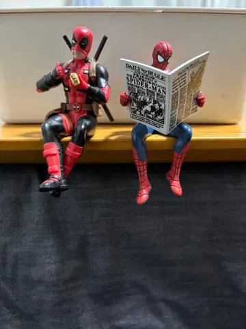 스파이더맨 데드풀 피규어 세트
