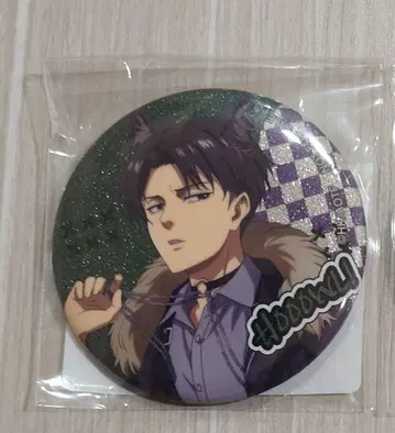 진격의 거인 신주쿠 마루이 늑대인간ver 글리터 캔뱃지 회장 한정 리바이