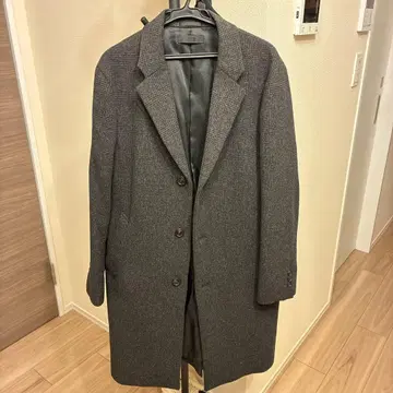 UNIQLO 울 캐시미어 체스터 코트 S 다크 그레이