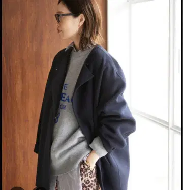 새상품급 슬로브 이에나 해밀턴 더블 페이스 숏코트