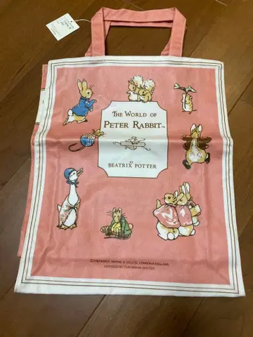 [ 새상품 ] 파밀리아 피터래빗 토트백 발수 코팅