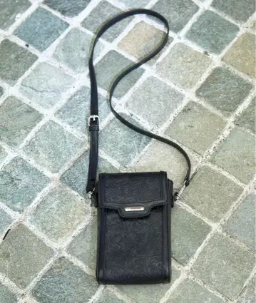 Flower 엠보싱 미니 숄더백(HARE)