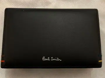 Paul Smith Card Case 폴스미스 명함지갑 블랙 소가죽