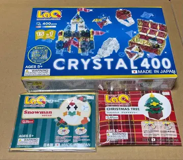 LaQ CRYSTAL 400 400피스 일본제 덤 포함