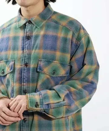 BAYFLOW 빈티지라이크 보아 셔츠