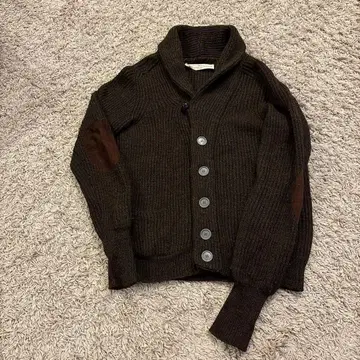 골든구스 브라운 니트 가디건