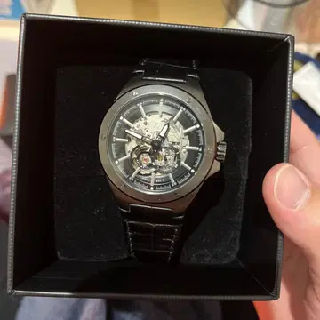 Furbo design 풀보디자인 자동 와인딩 남성용 손목시계 블랙