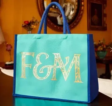 [ 새상품 ] 포트넘&메이슨 찰스 국왕 대관식 토트 백