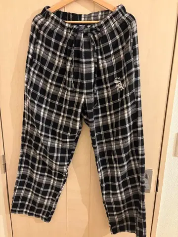 파자마 팬츠 MLB 체크 팬츠 시카고 화이트삭스 SOX