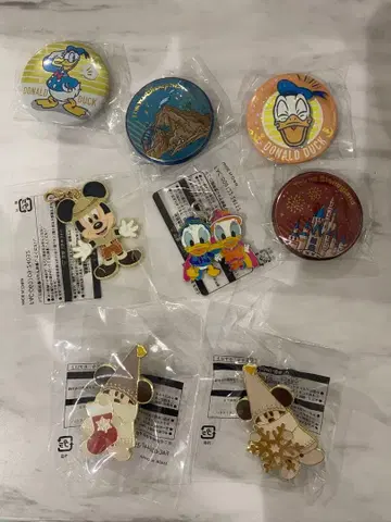 디즈니 정글 크루즈 크리스마스 핀 배지 도날드 캔뱃지