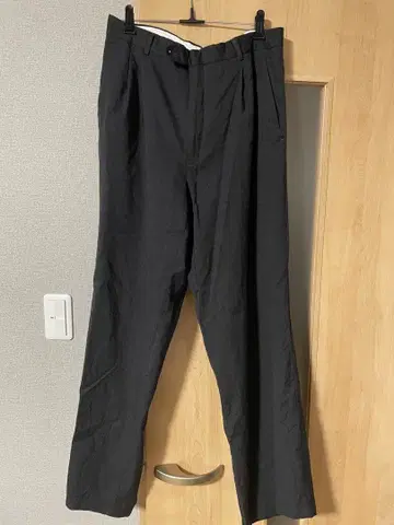 블랙 슬랙스 코튼 100