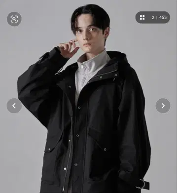 CLEL 밀리터리 디자인 마운틴 후드티